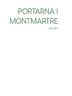 cover image of Portarna i Montmartre